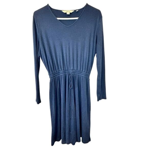 People Tree‎ Navy Blue Julia Dress Size 4 - Picture 3 of 9